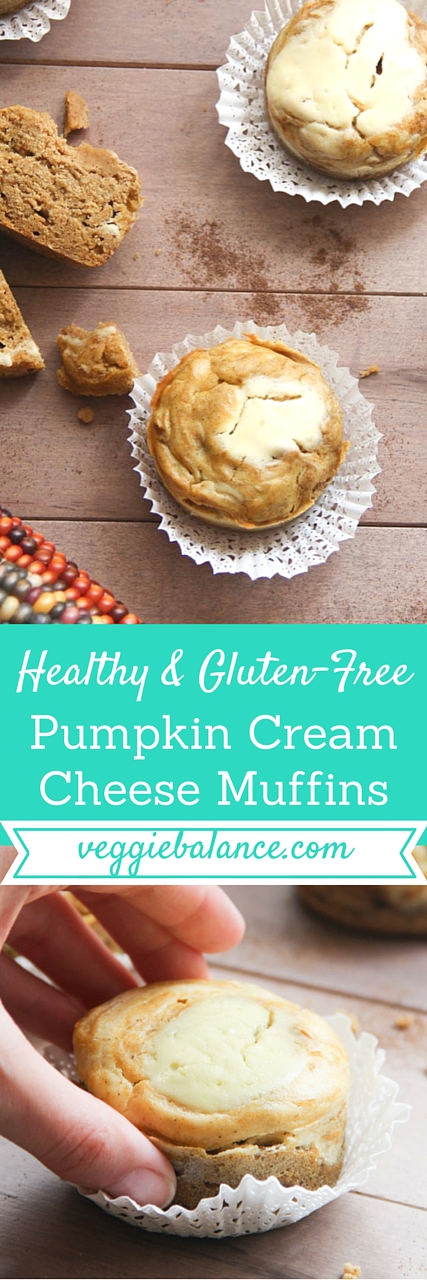 Gluten-Free Pumpkin Cream Cheese Muffins