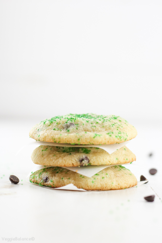 Mint Chocolate Chip Cookies