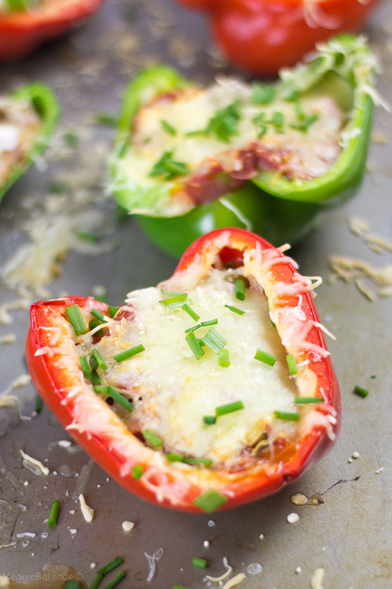 Bell Pepper Pizzas (Gluten Free, Low Carb Pizza) VeggieBalance