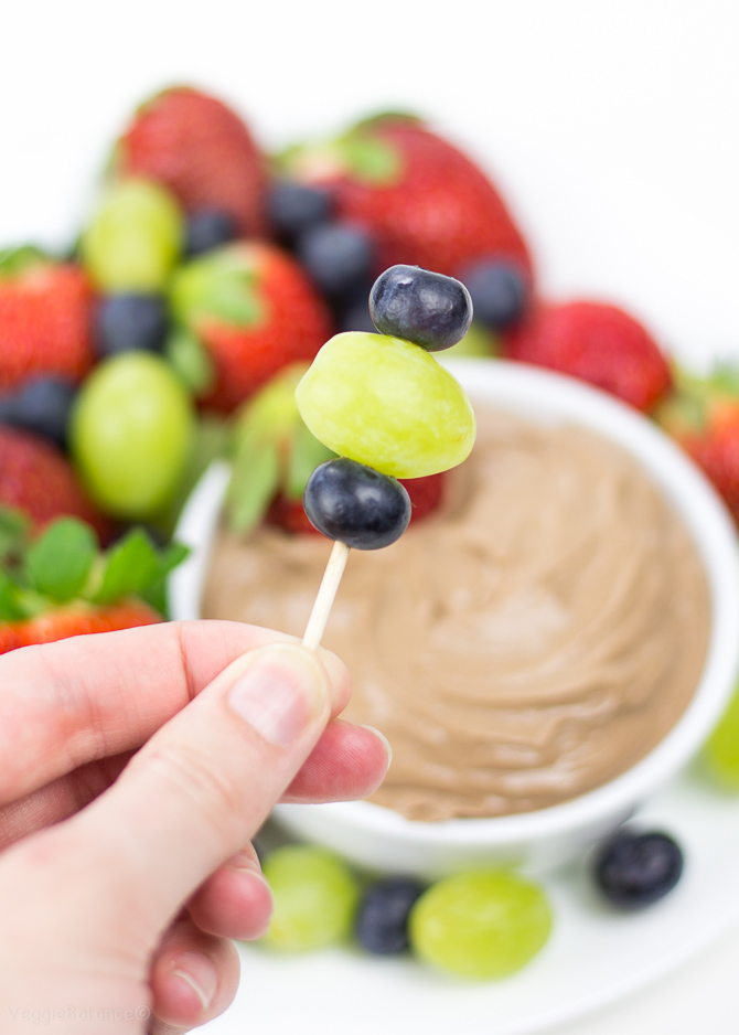 Easy Fruit Dip (4Ingredients, Healthy) VeggieBalance