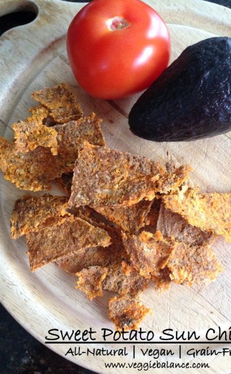 All-Natural Vegan Grain-Free Sweet Potato Sun Chips Recipe
