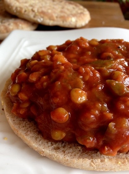 Vegan Lentil Sloppy Joes - Veggiebalance.com