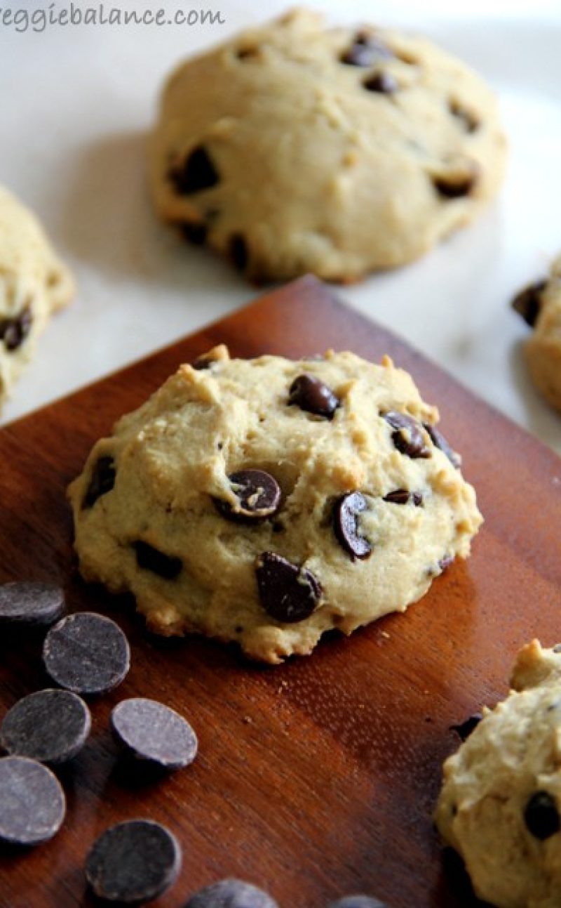 Skinny Chocolate Chip Cookies Recipe (Healthy, Vegan)