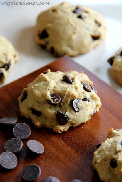 Skinny chocolate chip cookies recipe - Veggiebalance.com