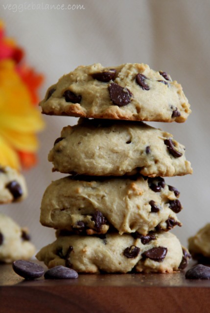 Skinny Chocolate Chip Cookie - Veggiebalance.com