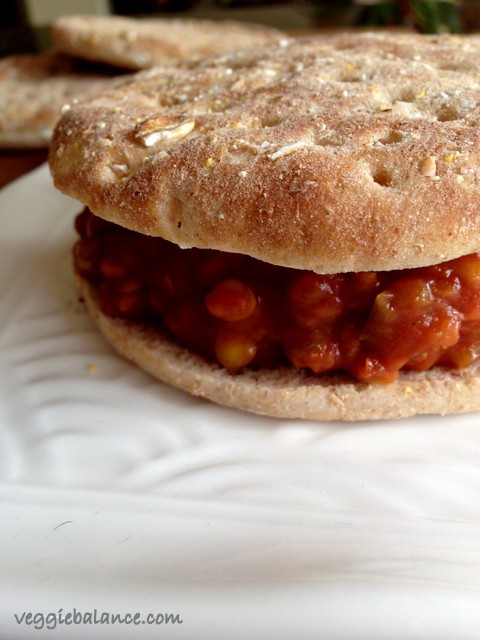 Vegan Lentil Sloppy Joes - Veggiebalance.com