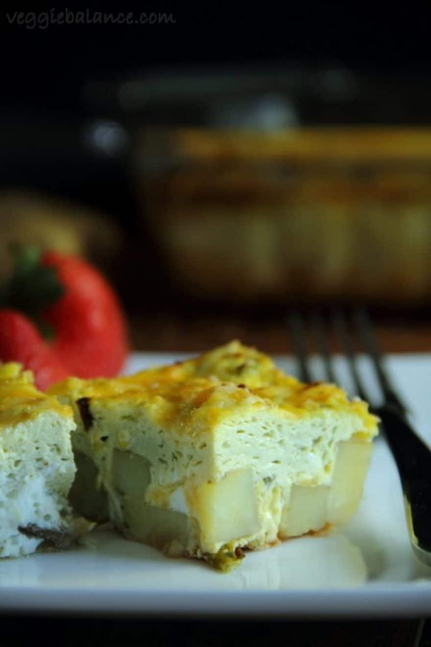 Delicious Crustless Vegetarian Quiche (Gluten Free) Recipe