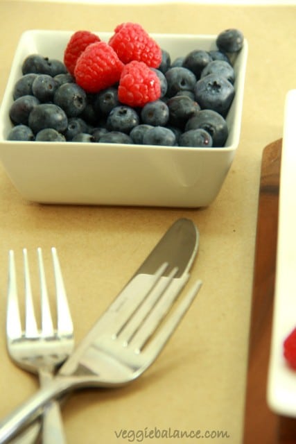 Blueberry Protein Pancake - Veggiebalance.com