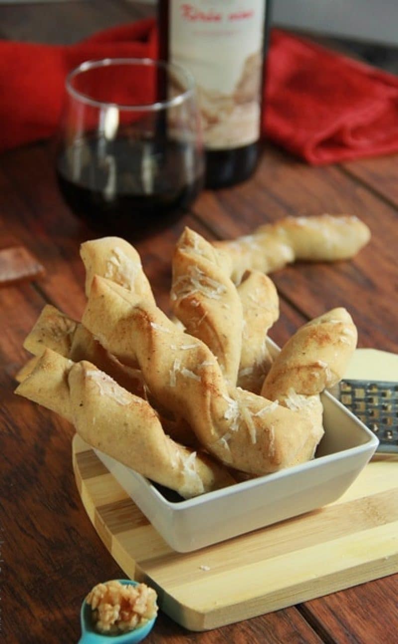 Italian Garlic Bread Twists Recipe