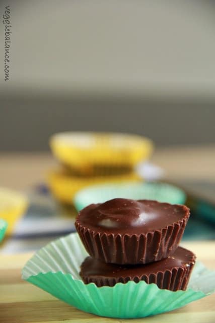 Pumpkin Peanut Butter Cups - Veggiebalance.com