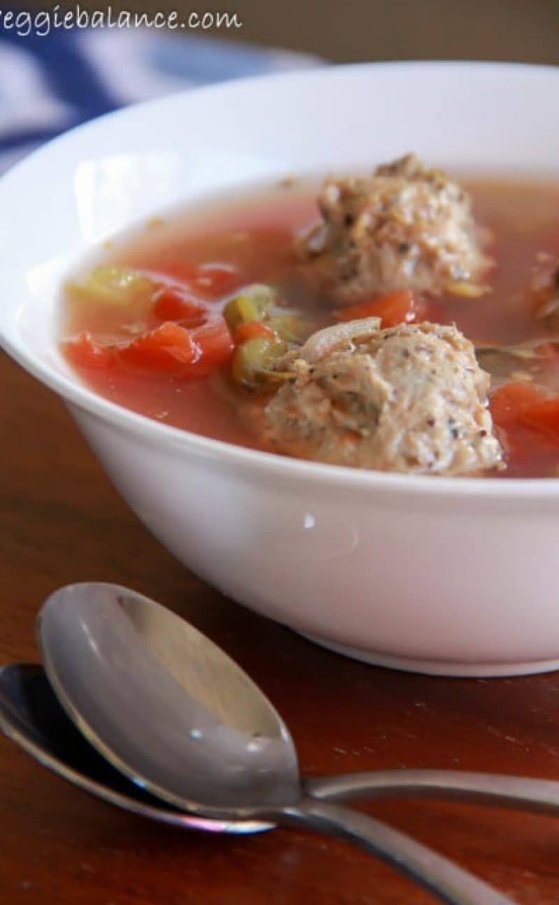 Chicken Meatball Vegetable Soup Recipe