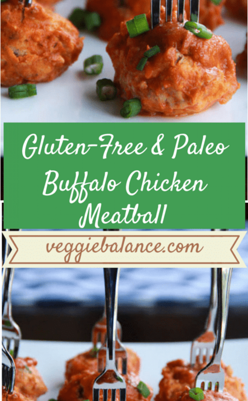 Gluten-Free Buffalo Chicken Meatballs Recipe