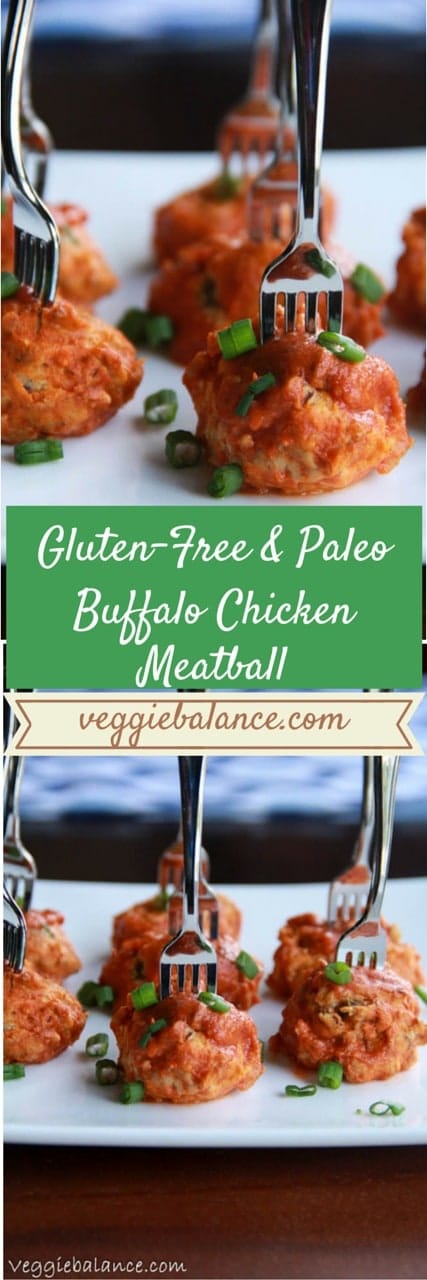 Gluten-Free Buffalo Chicken Meatballs Recipe