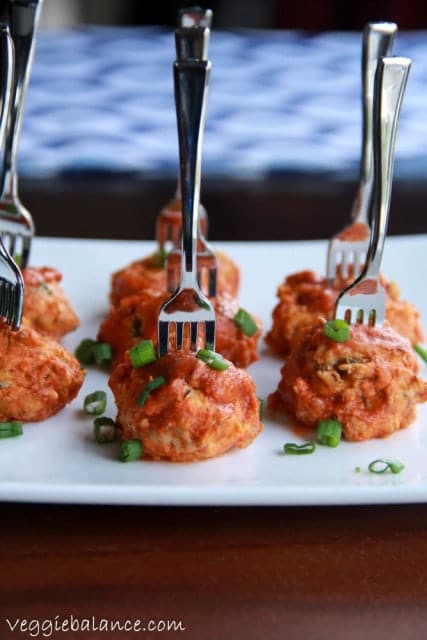 Gluten-Free Buffalo Chicken Meatballs Recipe