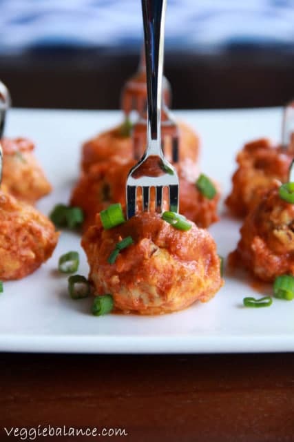 Gluten-Free Buffalo Chicken Meatballs Recipe