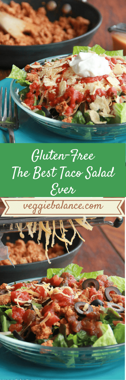 Best Taco Salad Ever - Gluten Free Recipes | Easy Recipes by Veggie Balance