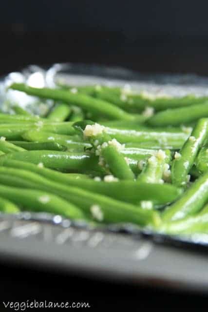 Baked Garlic Green Beans