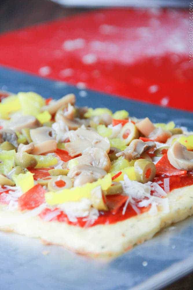 Low Carb Pizza Crust - Veggiebalance.com