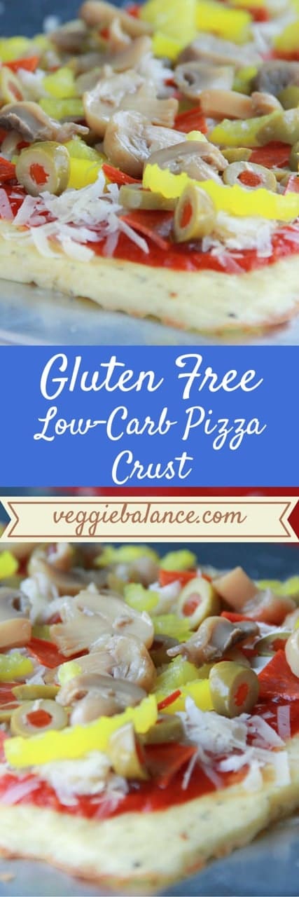 Low Carb Pizza Crust - Veggiebalance.com