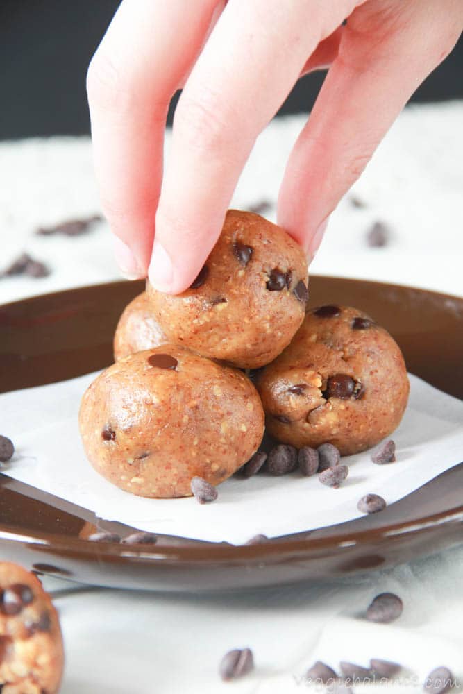 Chocolate Chip Almond Bites - Gluten-Free, Packed with Protein and oh so delicious