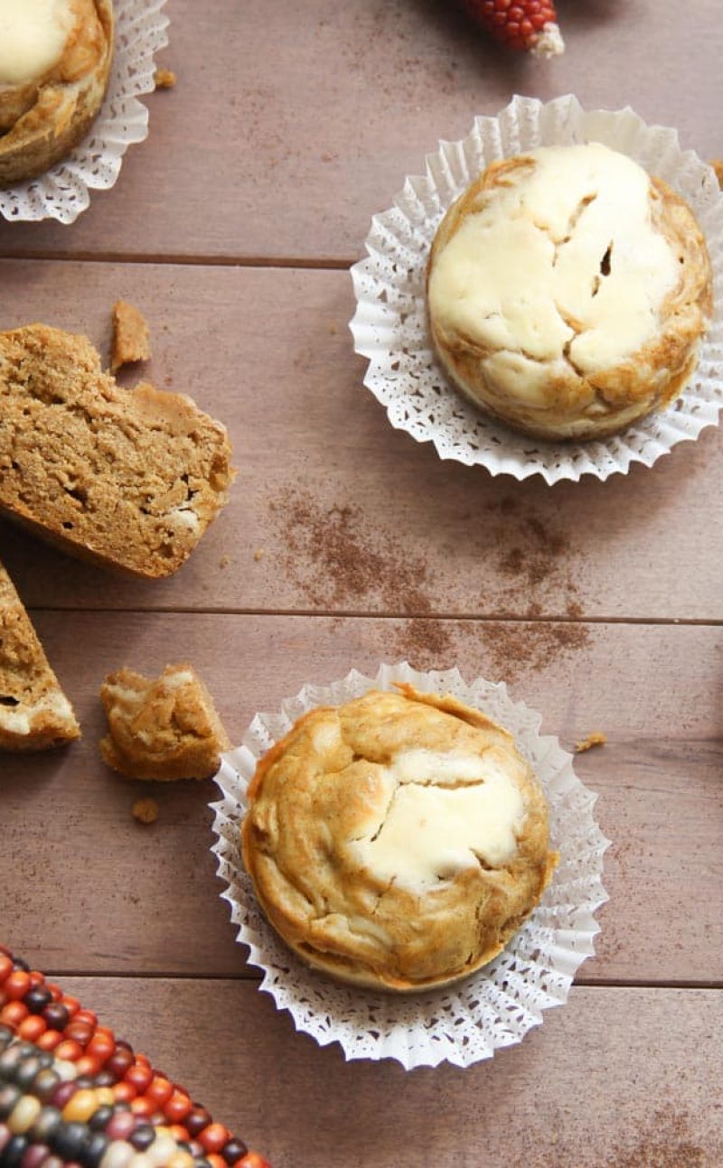 Healthy Pumpkin Cream Cheese Muffins Recipe (Gluten-Free)