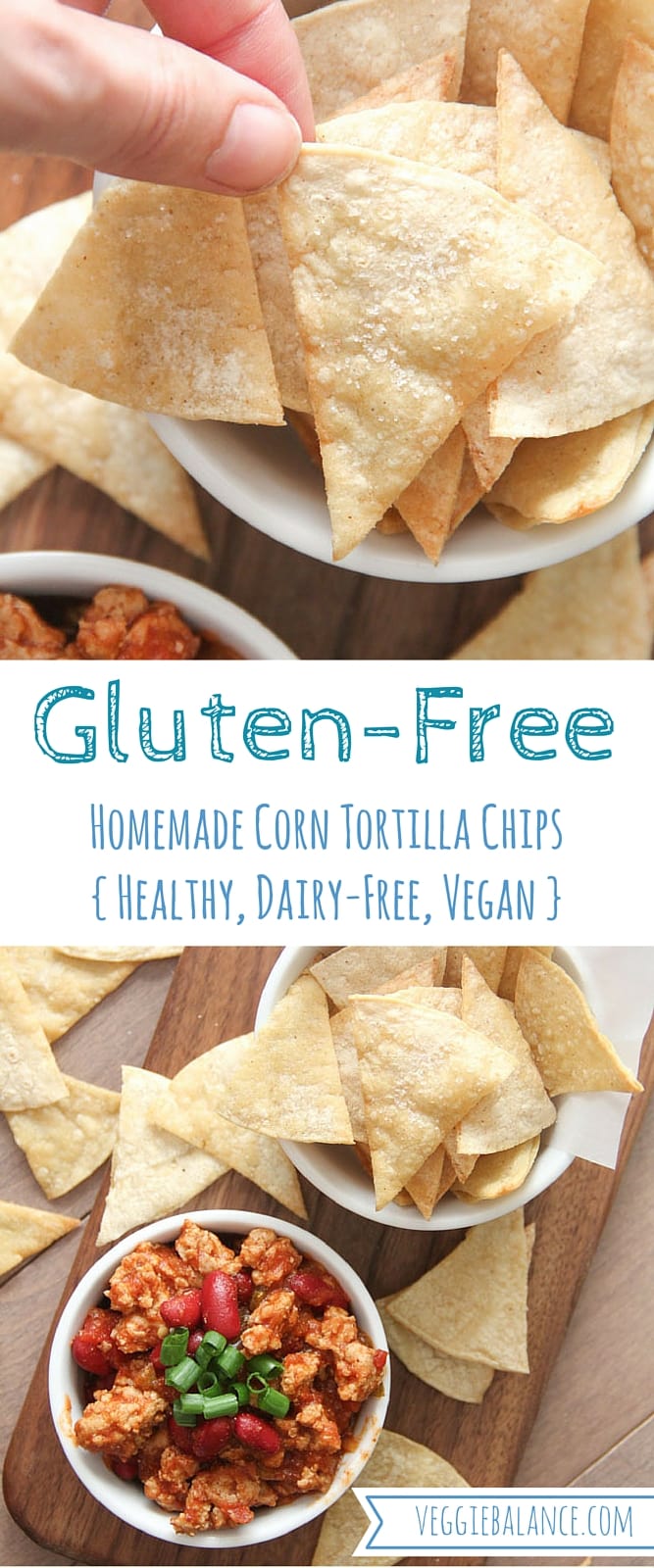 Homemade Corn Tortilla Chips - Veggiebalance.com