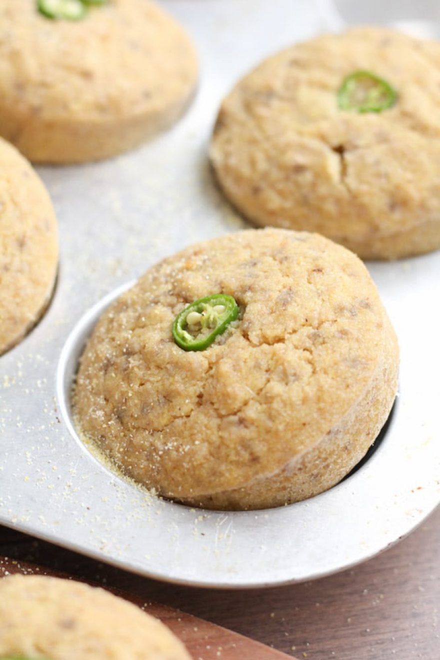 Gluten Free Cornbread Muffins {Healthy, LowSugar} Recipe