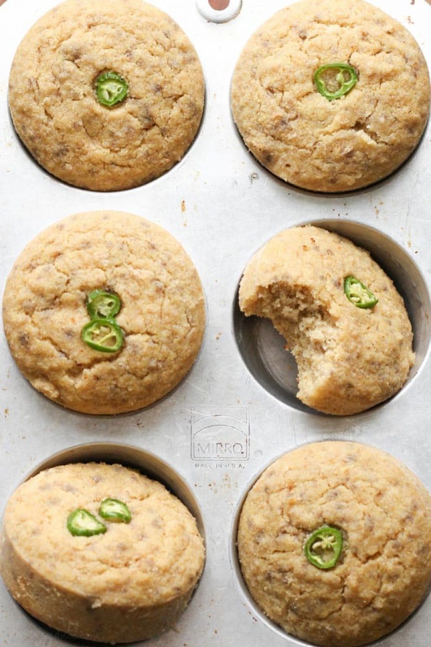 Gluten Free Cornbread Muffins {Healthy, LowSugar} Recipe