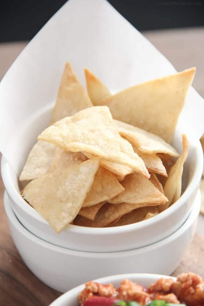 Homemade Corn Tortilla Chips - Veggiebalance.com