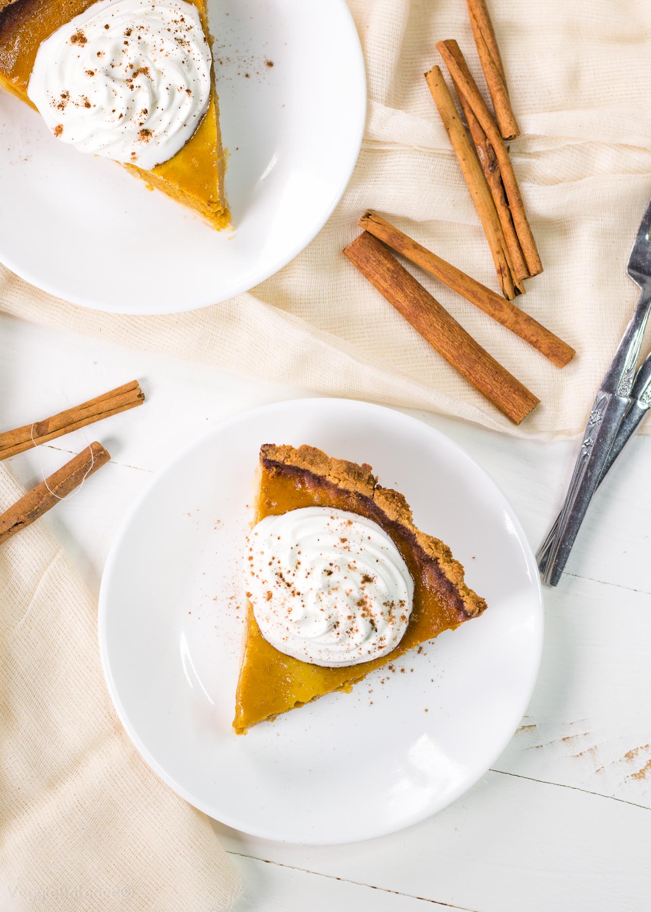 Healthy Gluten Free Pumpkin Pie recipe