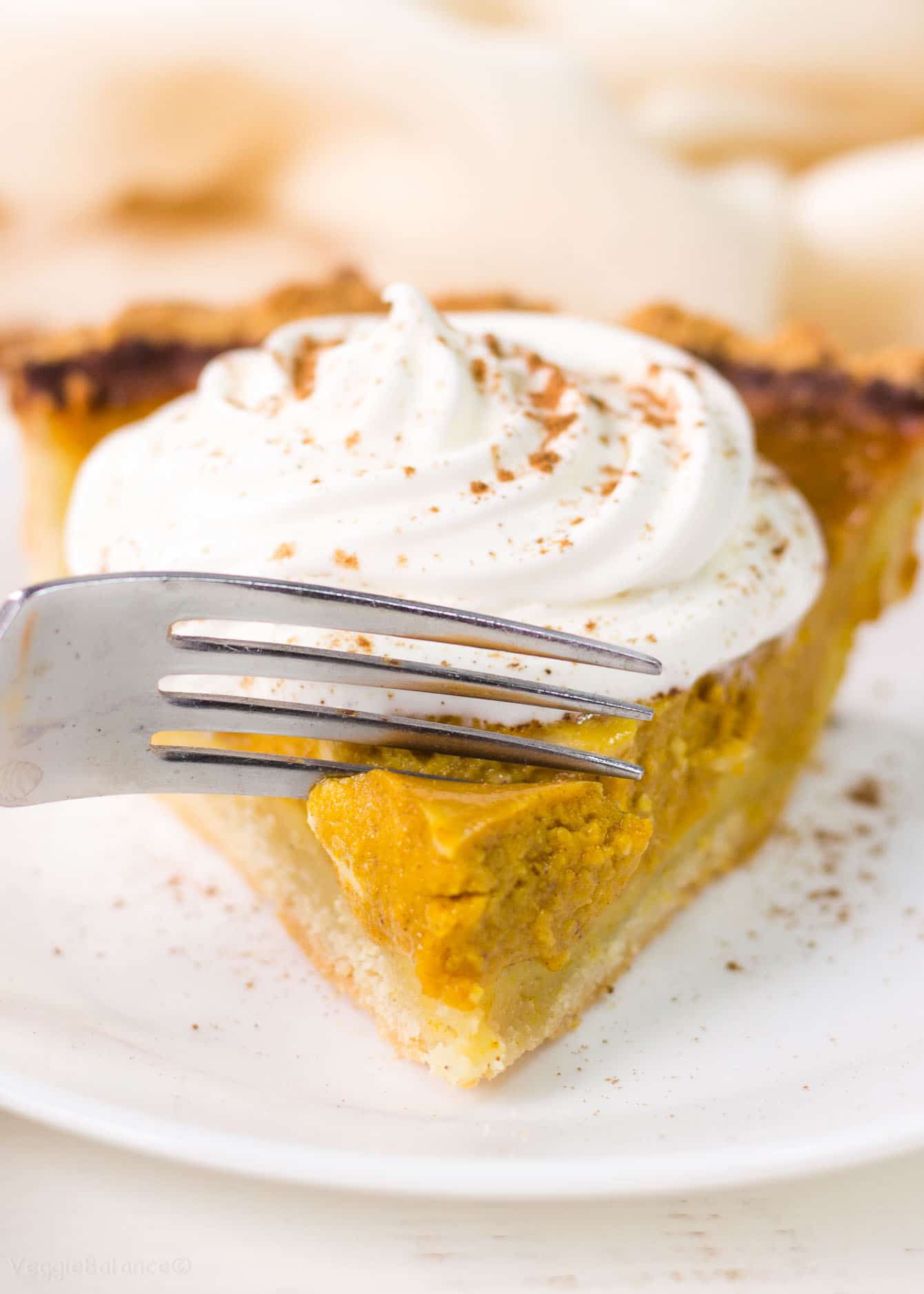 Healthy Gluten Free Pumpkin Pie recipe