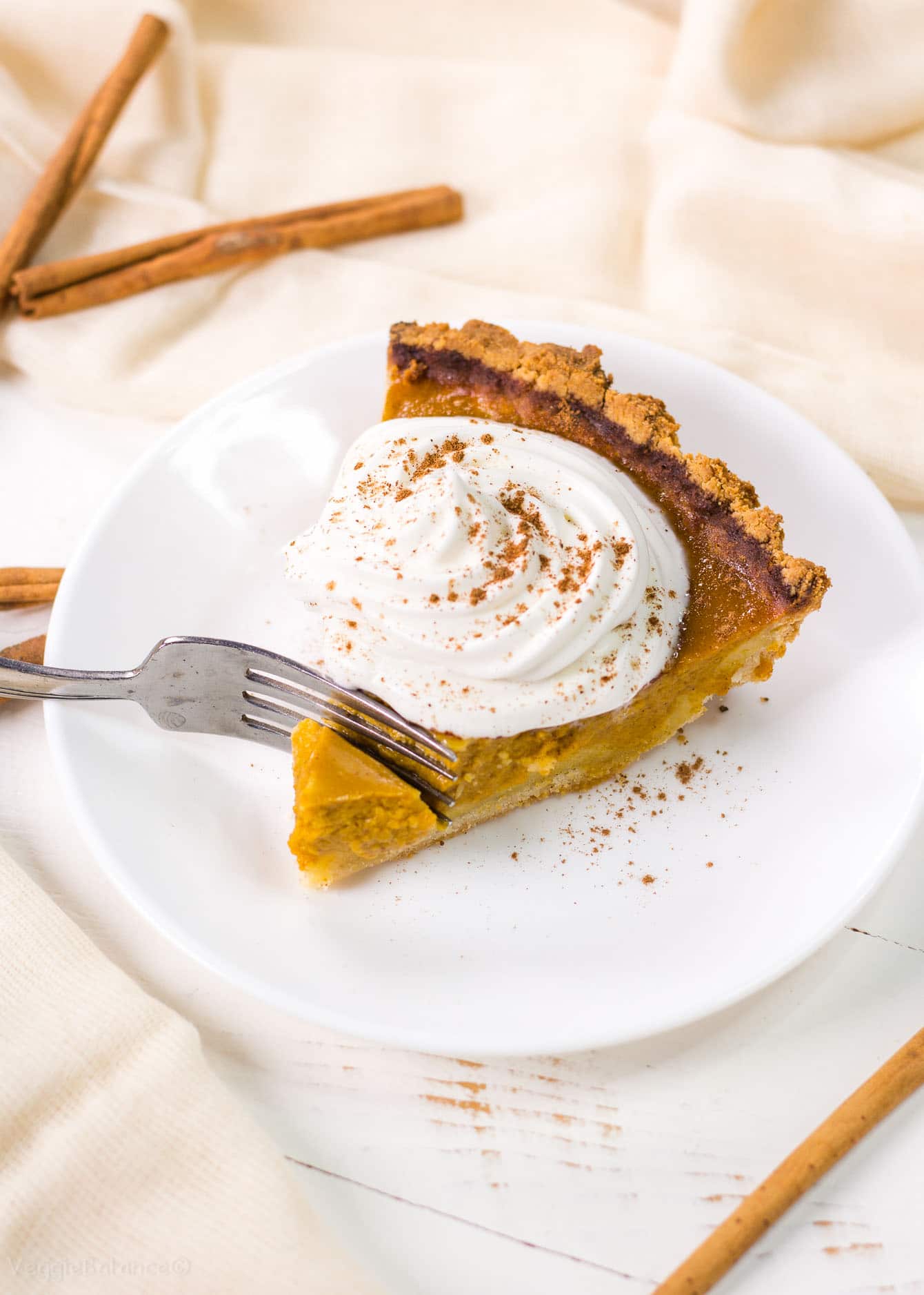 Healthy Gluten Free Pumpkin Pie recipe