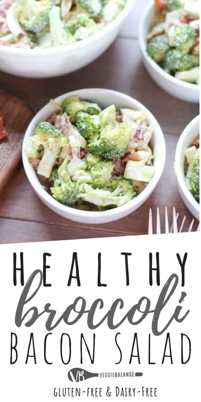 Healthy Broccoli Salad Recipe with Homemade Mayonnaise