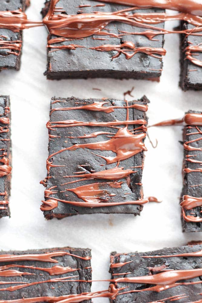 Healthy Brownies with Pumpkin - Veggiebalance.com