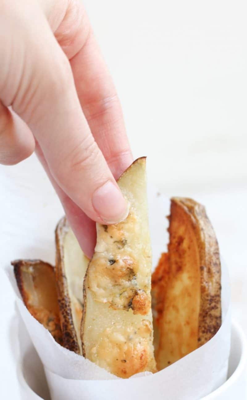 Baked Potato Fries with Buffalo Dip Recipe