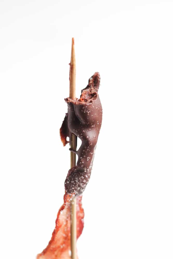 Chocolate Covered Bacon recipe on a Stick