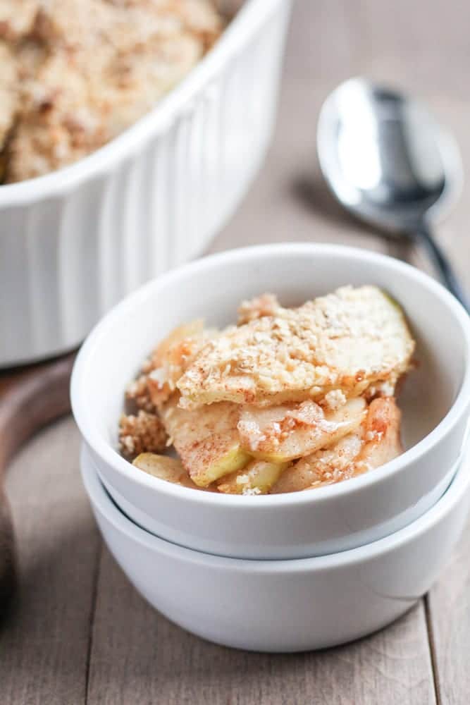 Healty Gluten Free Apple Crisp - Veggiebalance.com