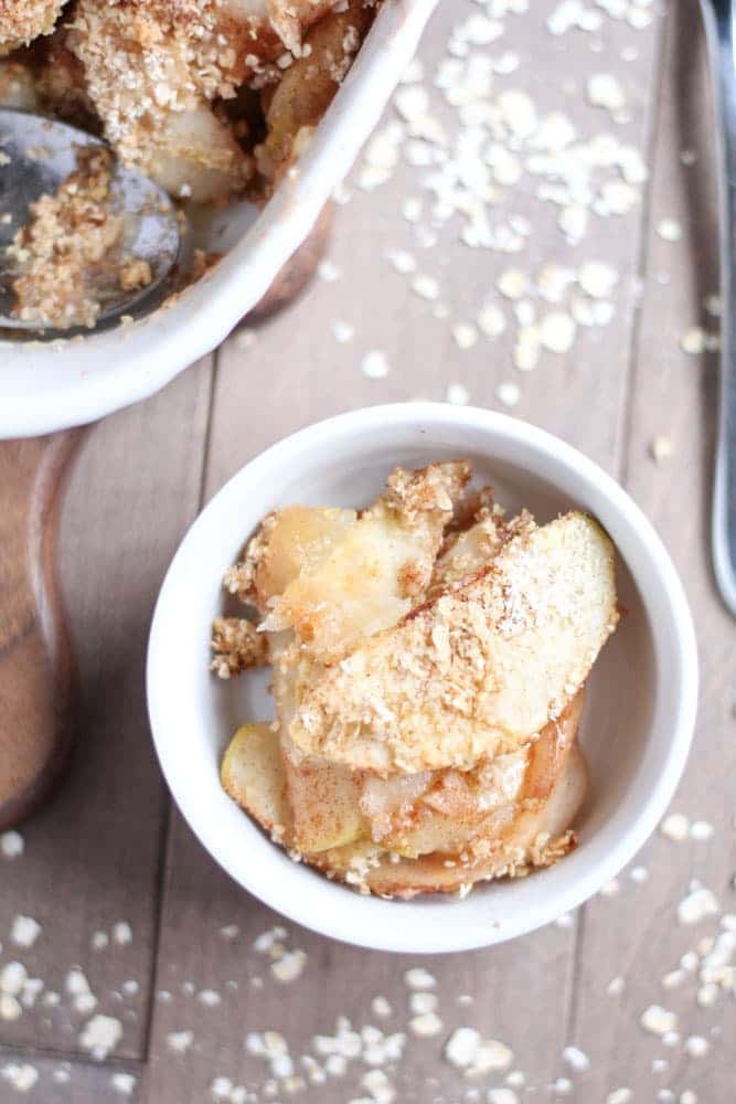 Healthy Gluten Free Apple Crisp - Veggiebalance.com