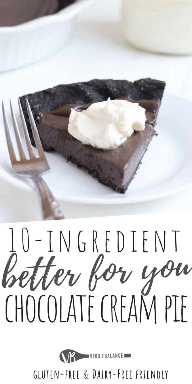 This Chocolate Cream Pie recipe is so delicious. It is easy to make and one of the best chocolate silk pie recipes around. We'll show you how to make it dairy-free and a dessert the entire family will love.
Gluten-Free, Low-Sugar & Dairy-Free friendly #GlutenFree #LowSugar #DairyFree #Healthy #HealthyRecipes #healthyDiet #GlutenFreeDiet #GlutenFreeRecipes #DairyFreeDiet #DairyfreeRecipes