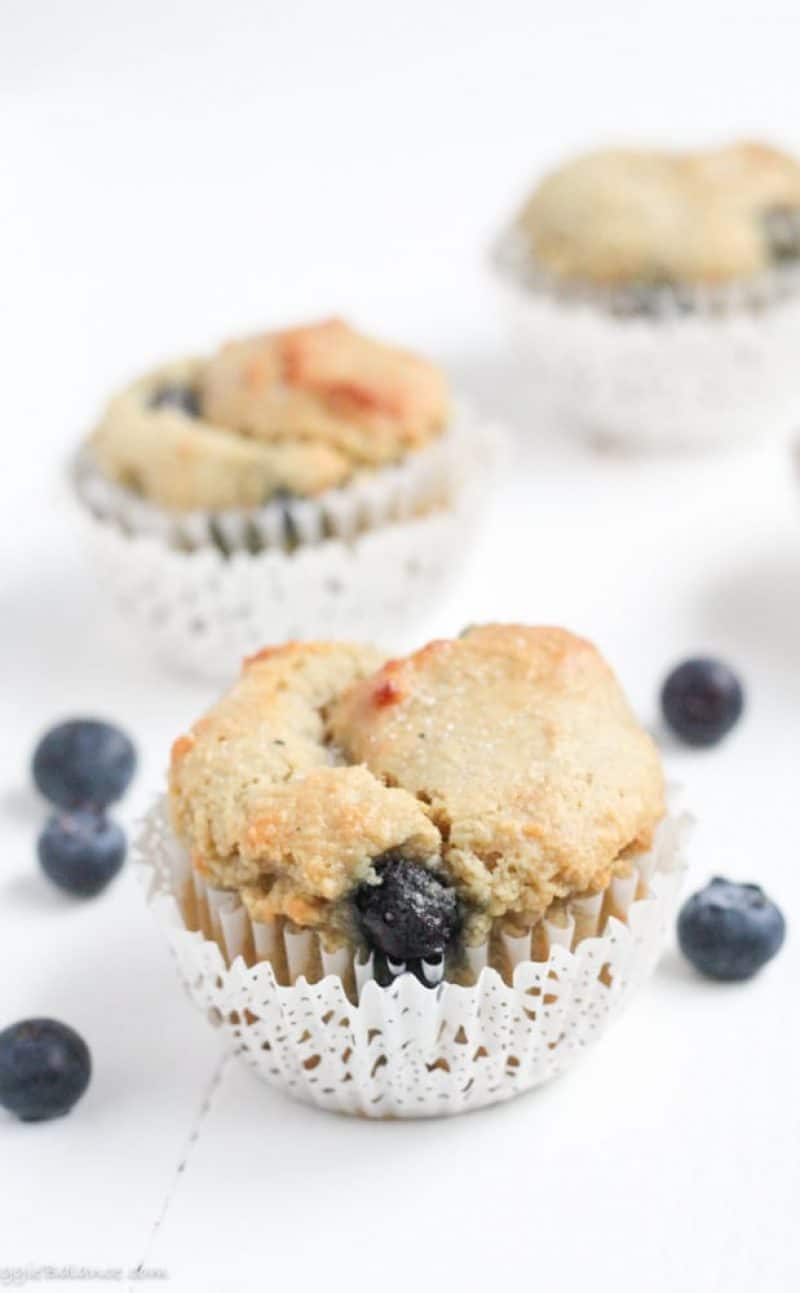 Gluten Free Blueberry Muffins Recipe (With Almond Flour)