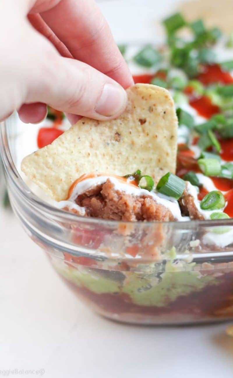 Seven Layer Bean Dip Recipe (Gluten-Free)