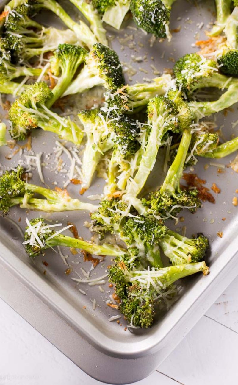 Parmesan Roasted Broccoli (AKA the Best Baked Broccoli Recipe Ever)