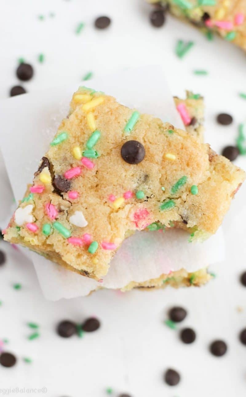 Cake Batter Blondies Recipe (Gluten-Free and Dairy-Free)