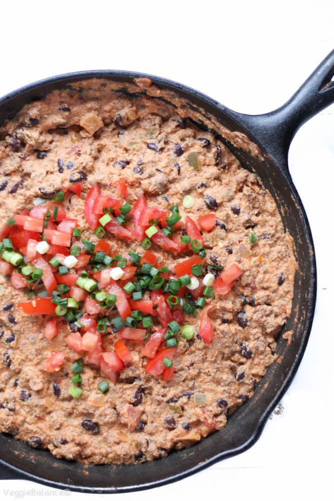 Healthy Vegan Taco Dip (Dairy-Free, Gluten-Free)- Veggiebalance.com