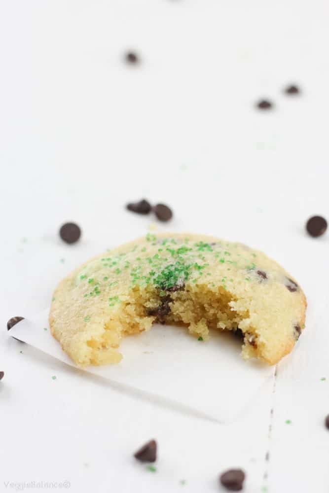 Mint Chocolate Chip Cookies (Gluten-Free) - Veggiebalance.com