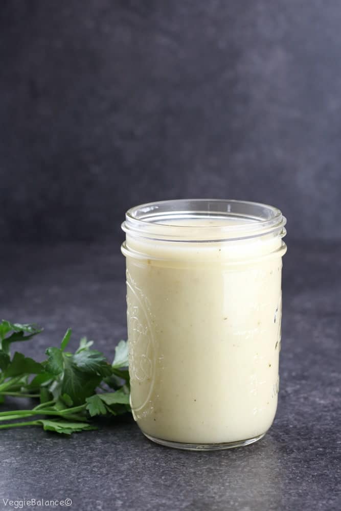 Dairy-Free Alfredo Sauce without Cauliflower - Veggiebalance.com