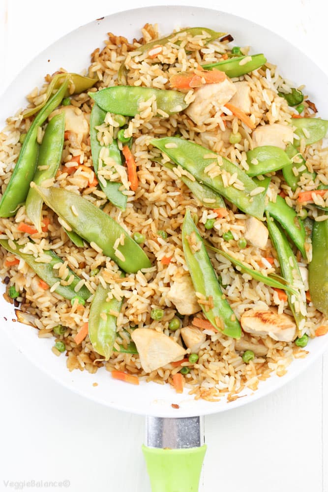 Gluten-Free Chicken Fried Rice recipe - Veggiebalance.com