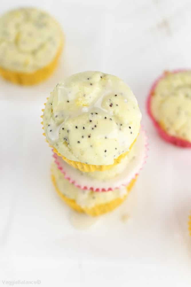 Healthy Lemon Poppy Seed Muffins {Gluten-Free} - Veggiebalance.com