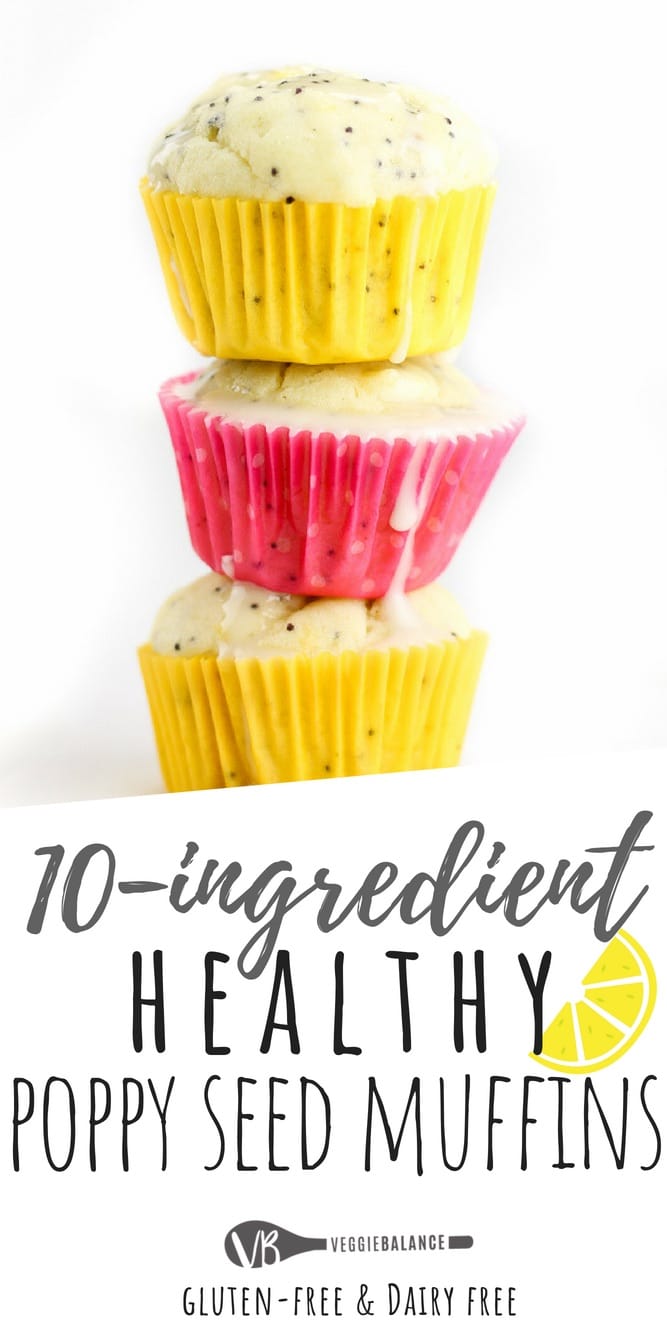 Healthy Lemon Poppy Seed Muffins Recipe