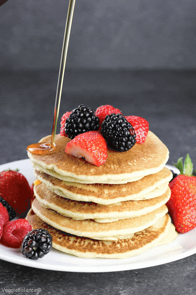 Best Gluten Free Buttermilk Pancakes recipe - Veggiebalance.com